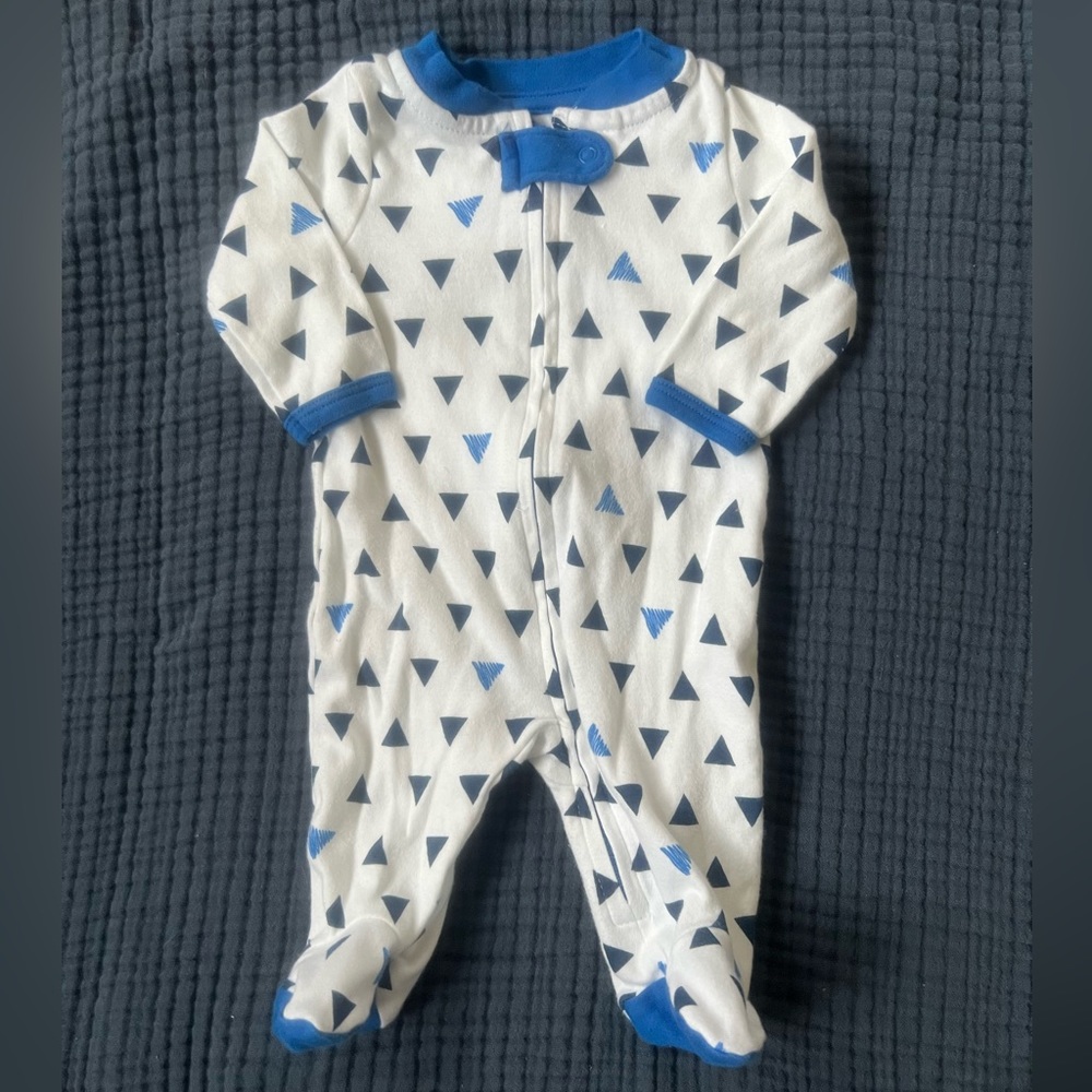 Lamaze organic zipper footie